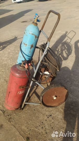 Пост газорезки аттестованные баллоны. Комплект