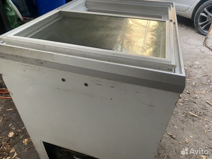 Морозильный ларь со стеклом