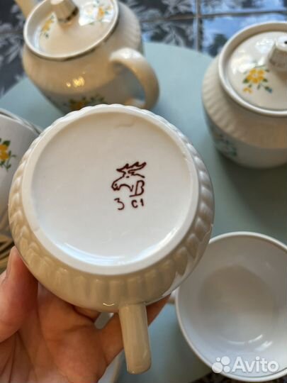 Чайный сервиз вербилки СССР