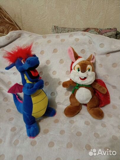 Дракон и зайка с мешком для конфет