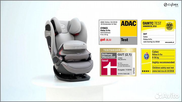 Автокресло Cybex Pallas S-FIX (Ferrari Black)