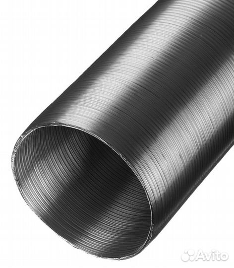 Воздуховод гибкий гофрированный алюминиевый d160 м