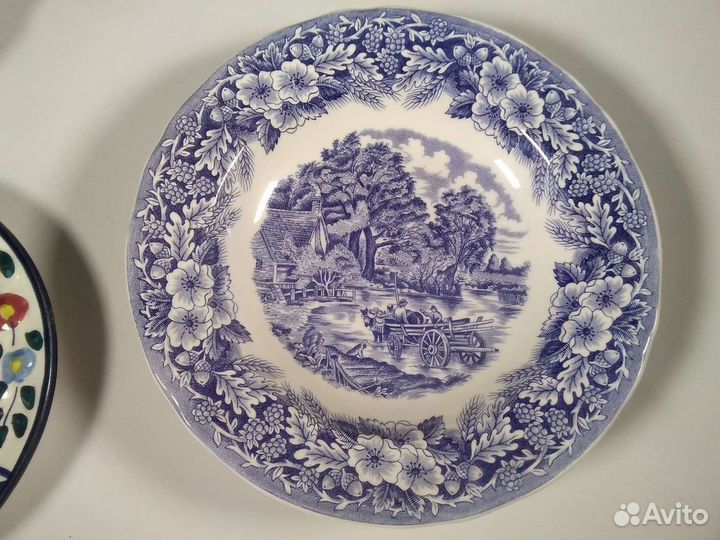 Старинные коллекционные тарелки, Англии, Испания