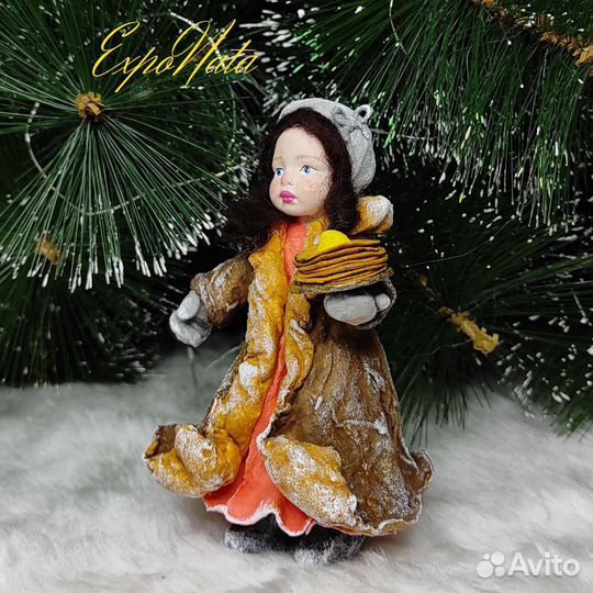 Ватные елочные игрушки