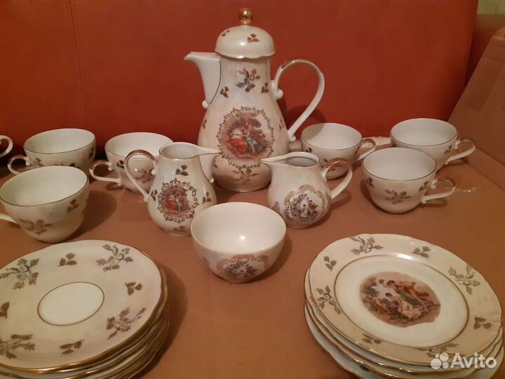 Модонна, чайно-кофейный сервиз гдр