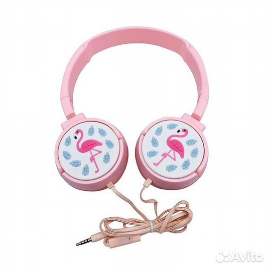 Наушники детские проводные с микрофоном (EV-022/KT