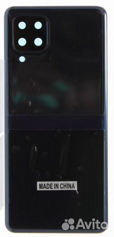 Задняя крышка для Samsung M325F (M32) Черная (Со с