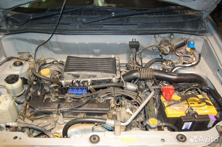 Газ на авто Nissan Wingroad фурнитура гбо №796