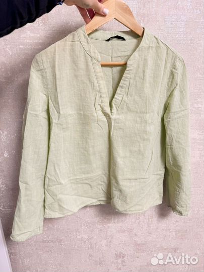 Льняная рубашка женская