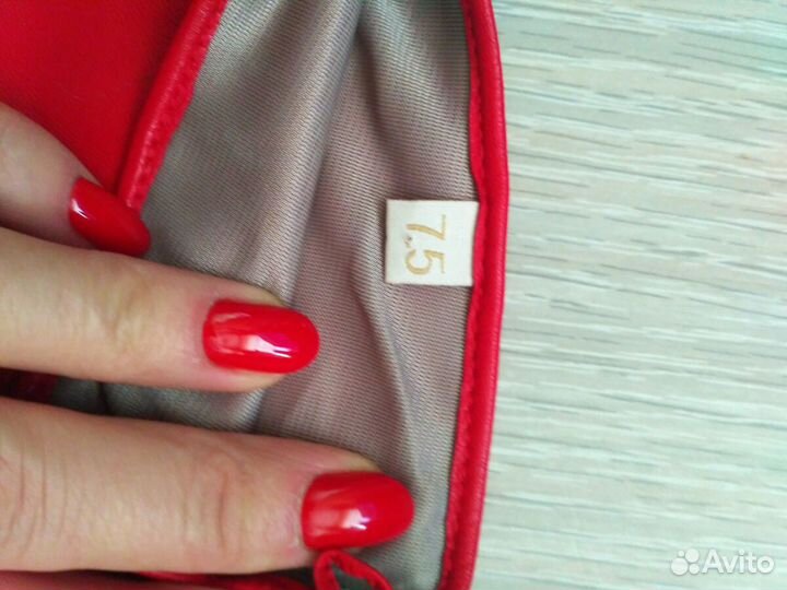 Перчатки кожаные удлиненные Alessandro Manzoni