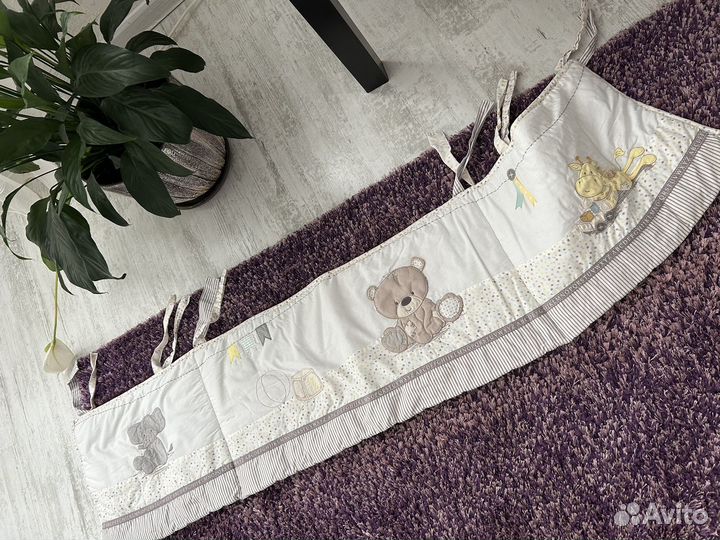 Бортики в кроватку mothercare