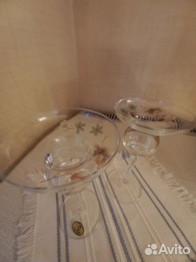 Подсвечники багемия Винтаж (цена за 2 подсвечника