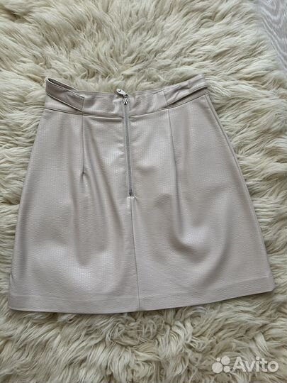 Кожаная юбка