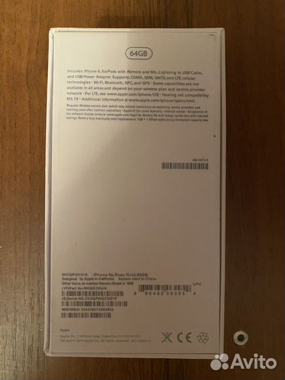 iPhone 6S, 64 ГБ