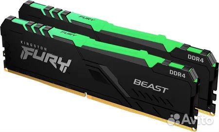 Kingston fury Beast ddr4 16GBx2 3600мгц