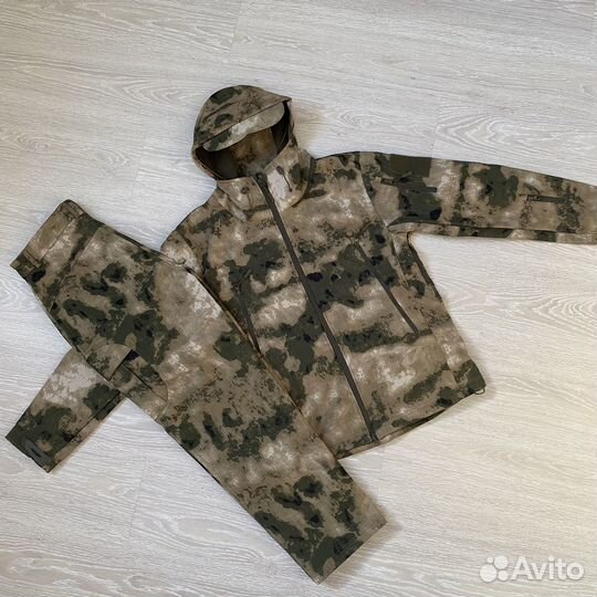 Тактический костюм Softshell demi tactical Мох