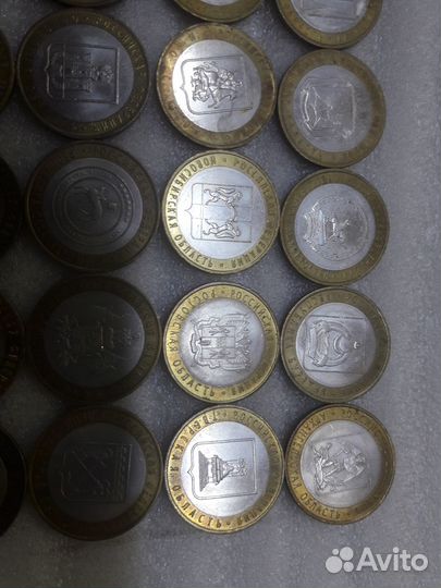 Юбилейные монеты 10 рублей биметалл