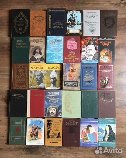 А.Дюма, Ф.Купер, Р.Хаггард, Ж.Верн, М.Рид, и други