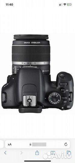 Зеркальный фотоаппарат canon eos 550d