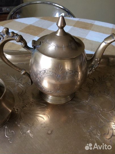 Винтажный индийский сервиз