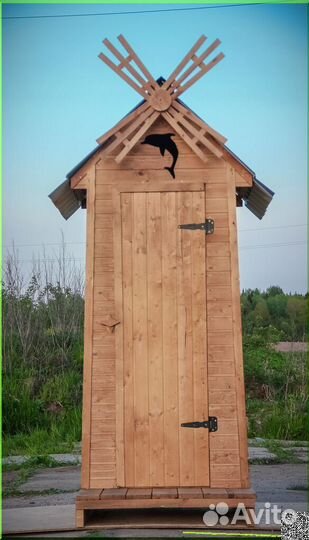 Дачный туалет с установкой KEY675