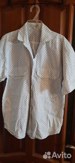 Хлопок.Белые блузки и рубашки