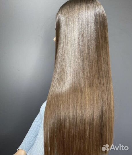 Кератиновое выпрямление волос ботокс spa уход