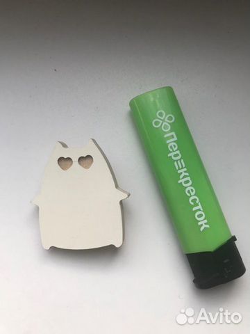 Значок фанерный Кот