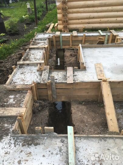 Заборы, бетонные работы