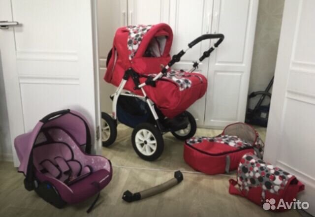 Коляска-трансформер 3 в 1 Teddy + конверт