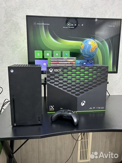 Xbox series x +игры +подписка