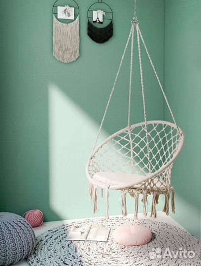 Качели подвесные с подушкой
