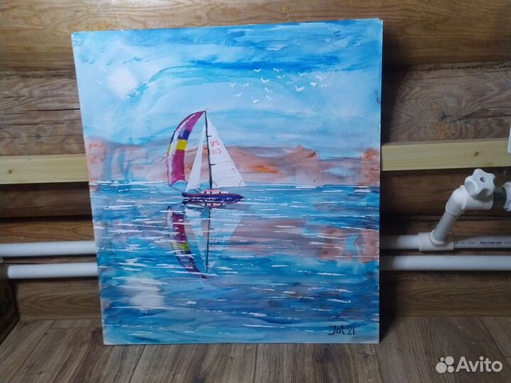Картина корабль