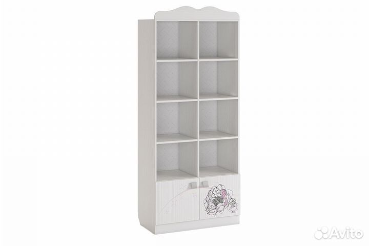 Фэнтези Стеллаж белый рамух