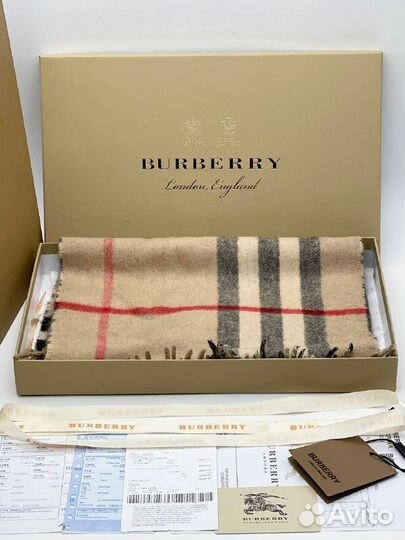 Шарф Burberry бежевый