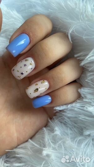 Маникюр, наращивание ресниц