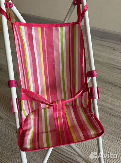 Коляска кукольная с пупсом