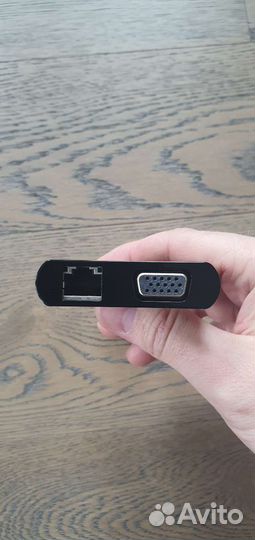 Адаптер HP elite folio ethernet+vga