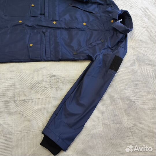 Плащ офисный военный синий новый р.48