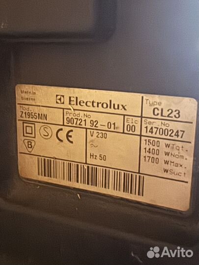 Пылесос electrolux Z1955MN