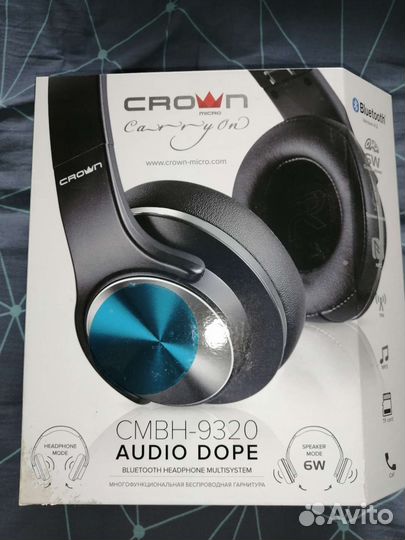 Беспроводные наушники crown
