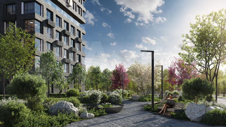 Апартаменты-студия, 32 м², 1/9 эт.