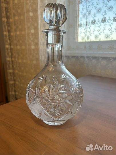 Графин штоф хрустальный СССР