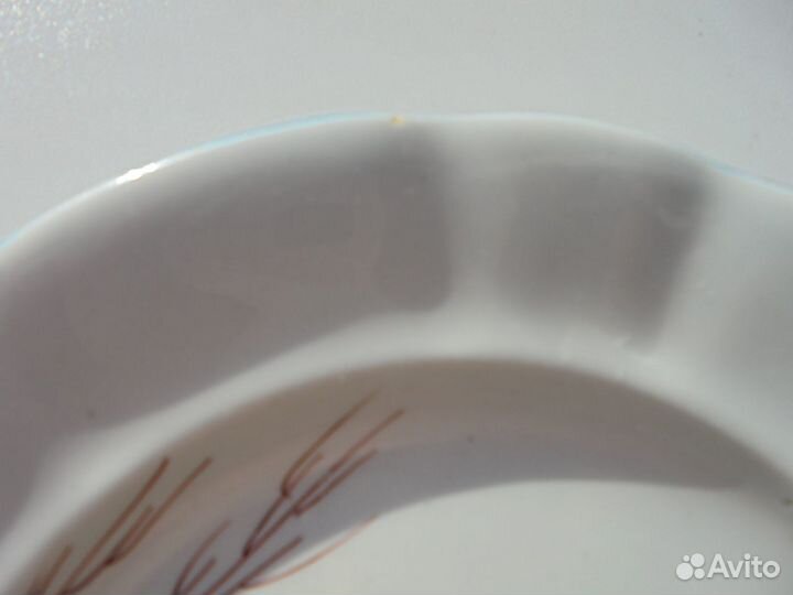 Тарелка. Фабрика И.Е.Кузнецова на Волхове