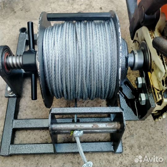 Лебедка-насадка для пилы