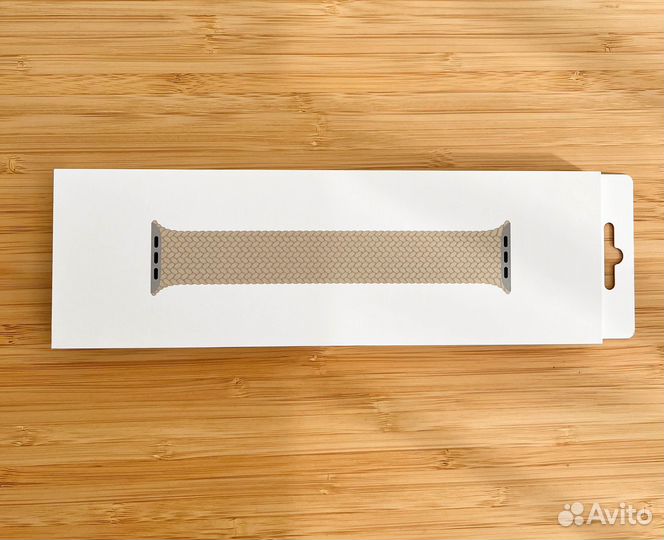 Ремешок Apple Watch 41mm Beige Braided Solo Size 5
