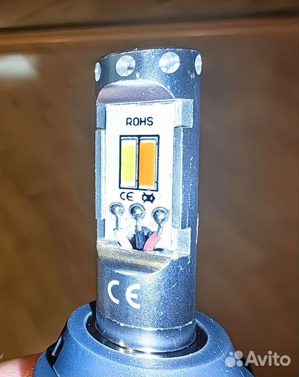 Дхо в поворотники белый / жёлтый цоколь T20 7440