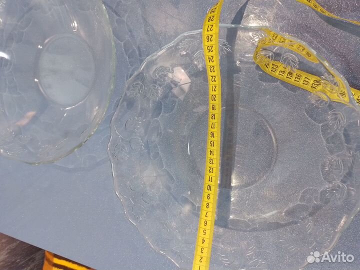 Салатники большие 2 шт. стекло