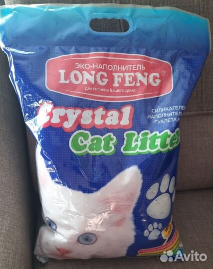 Наполнитель для кошачьего туалета силикагель