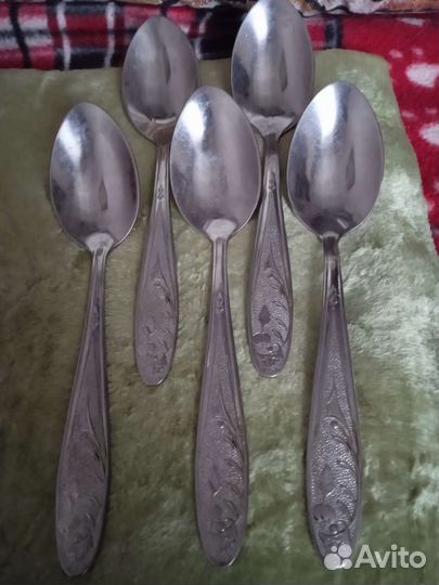 Ложки вилки нержавейка СССР бу